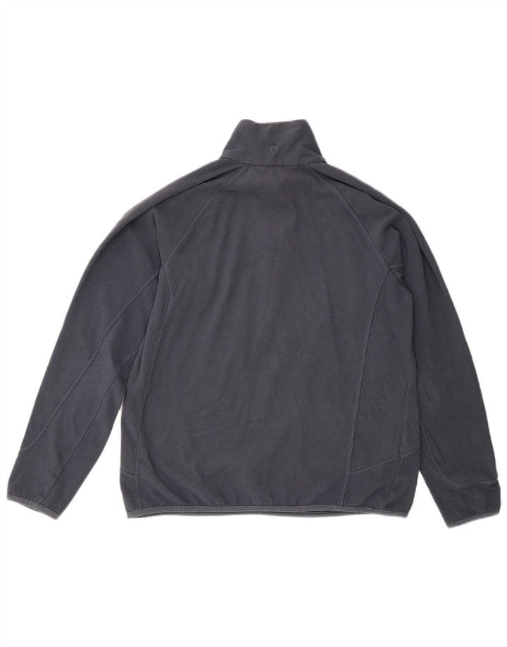 Berghaus Damen-Fleecepullover mit Reißverschluss am Hals, UK 14, Größe L, Grau, Polyester