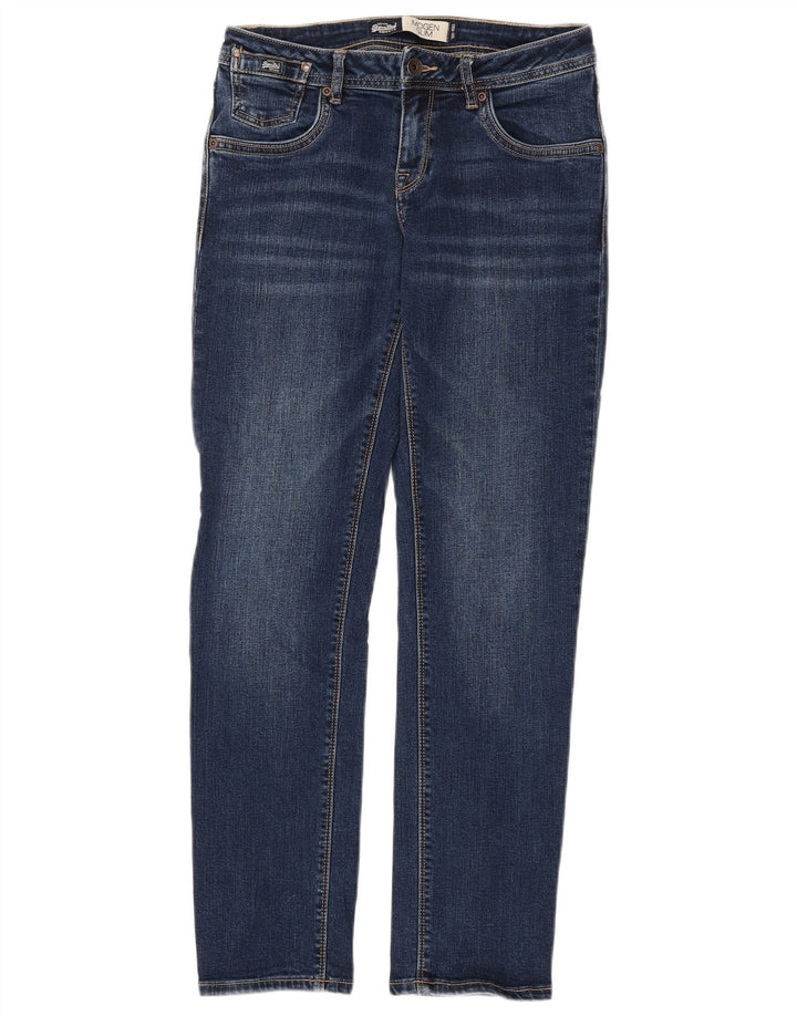 Superdry Damen Imogen Slim Jeans W28 L30 Blaue Baumwolle