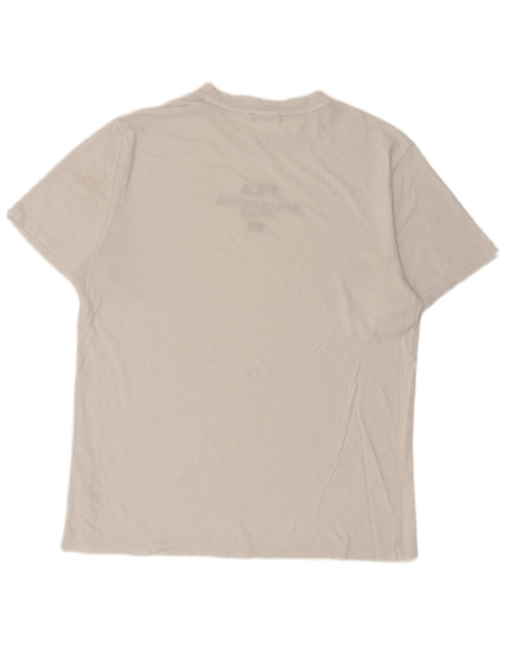 Fila Herren-T-Shirt mit Grafik, mittelweiße Baumwolle