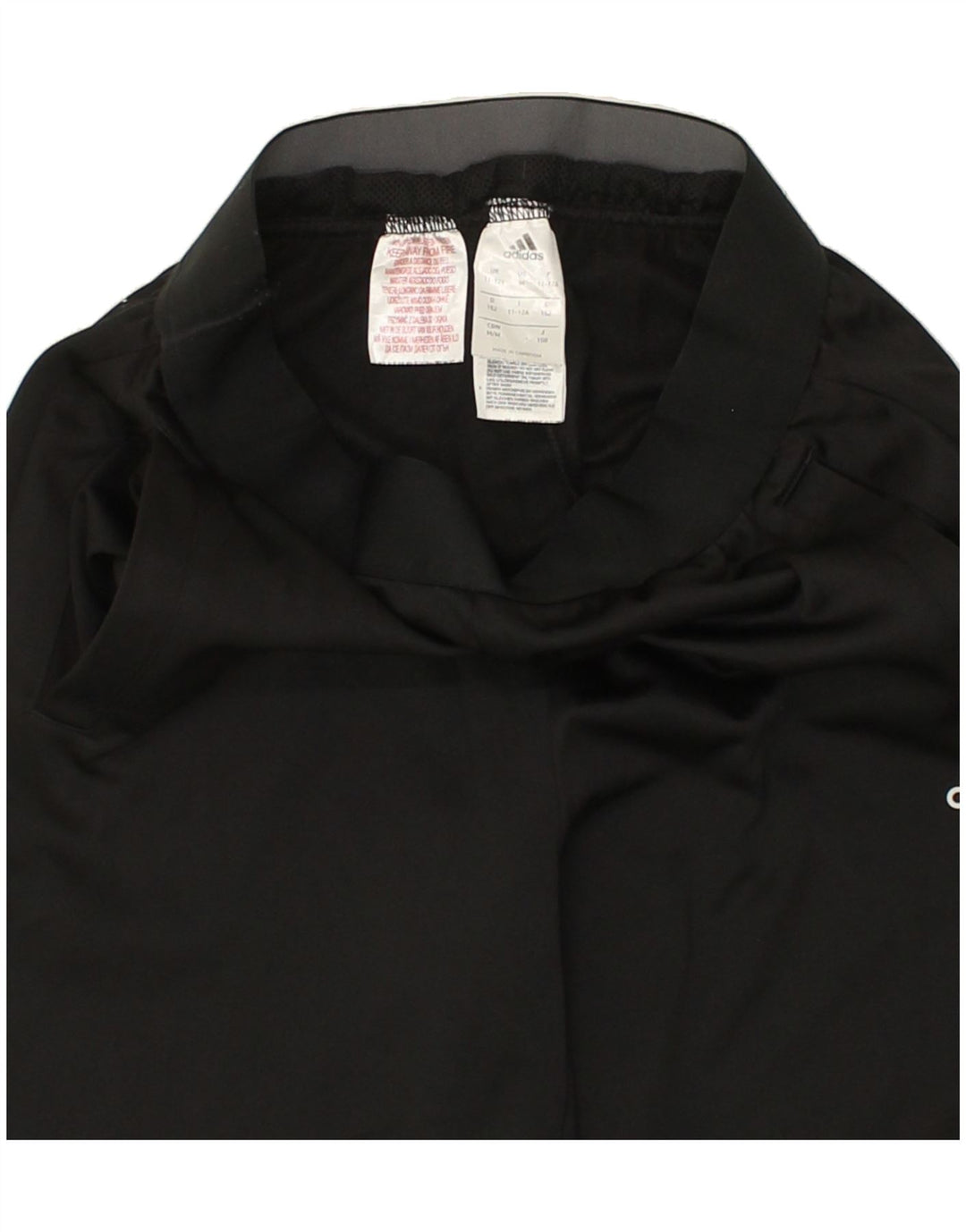 ADIDAS Boys Tracksuit Trousers 11-12 Years Black Polyester | Vintage Adidas | Thrift | Second-Hand Adidas | Used Clothing | Messina Hembry 