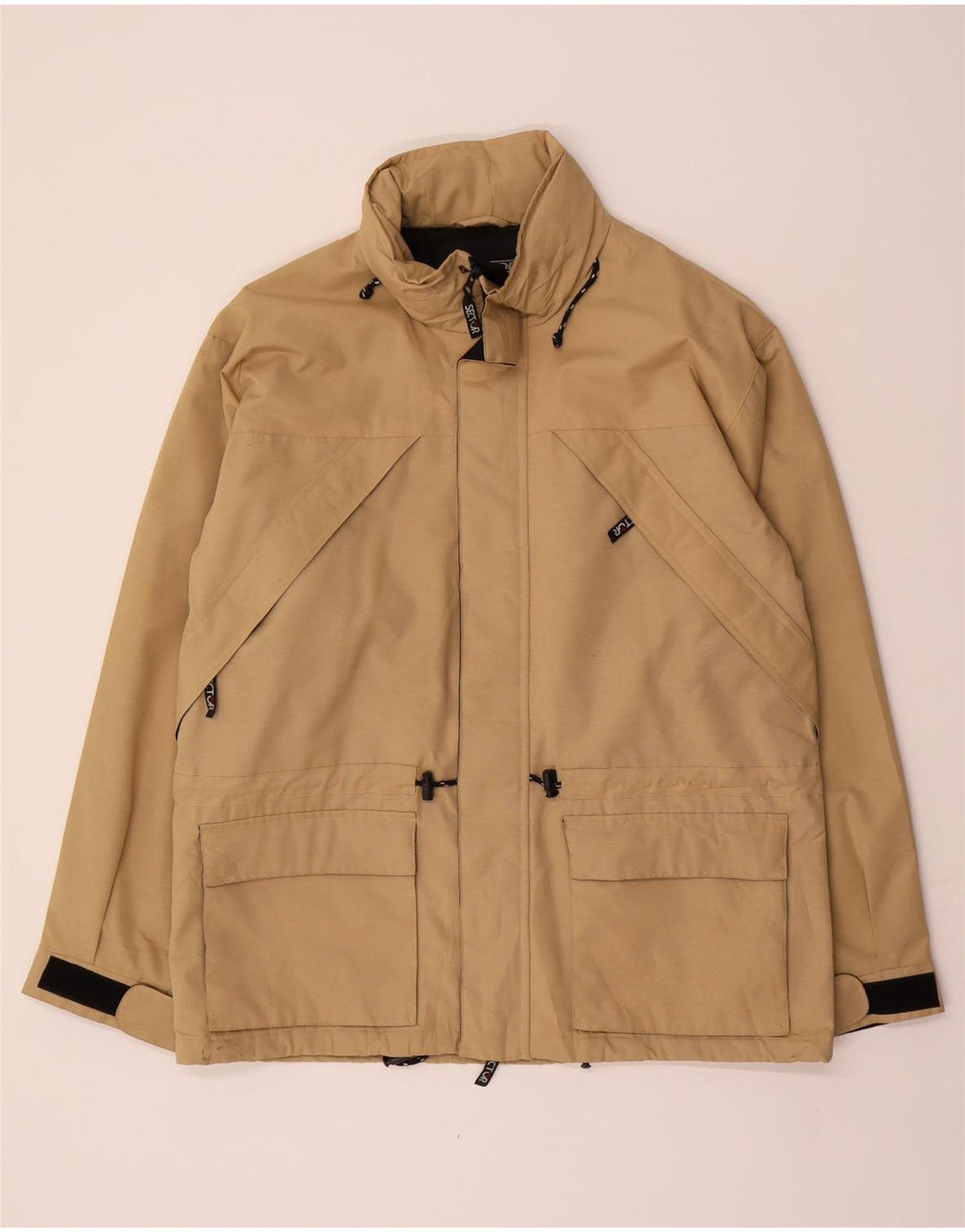 EXPANDER BY SECTOR Mens Utility Jacket UK 38 Medium Beige Polyester