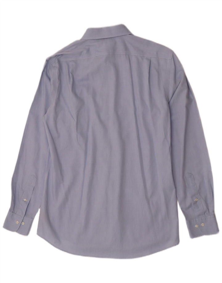 Ralph Lauren Herren-Hemd, tailliert, Größe 15 1/2 39, mittelblaue Baumwolle