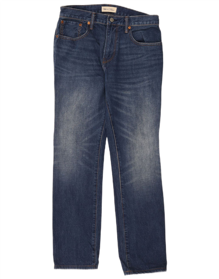 Gap Damen Straight Jeans W30 L32 Blau