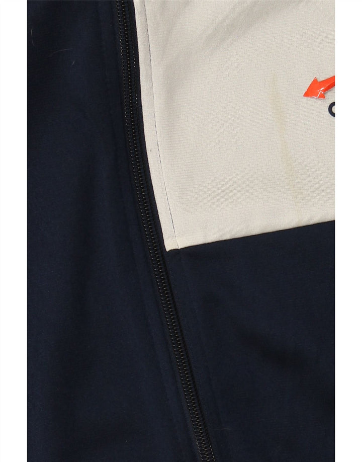 Adidas Herren Trainingsanzug Top Jacke UK 46/48 XL Marineblau Farbblock