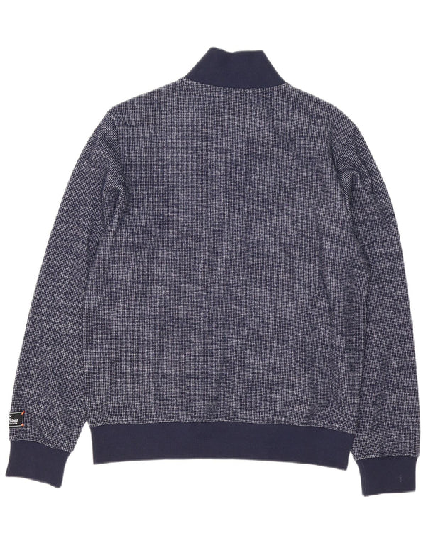 Sun68 Herren-Strickjacke, mittelgroß, marineblau, Polyester