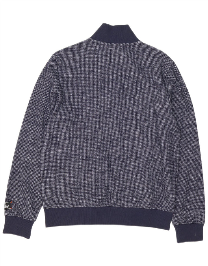 Sun68 Herren-Strickjacke, mittelgroß, marineblau, Polyester