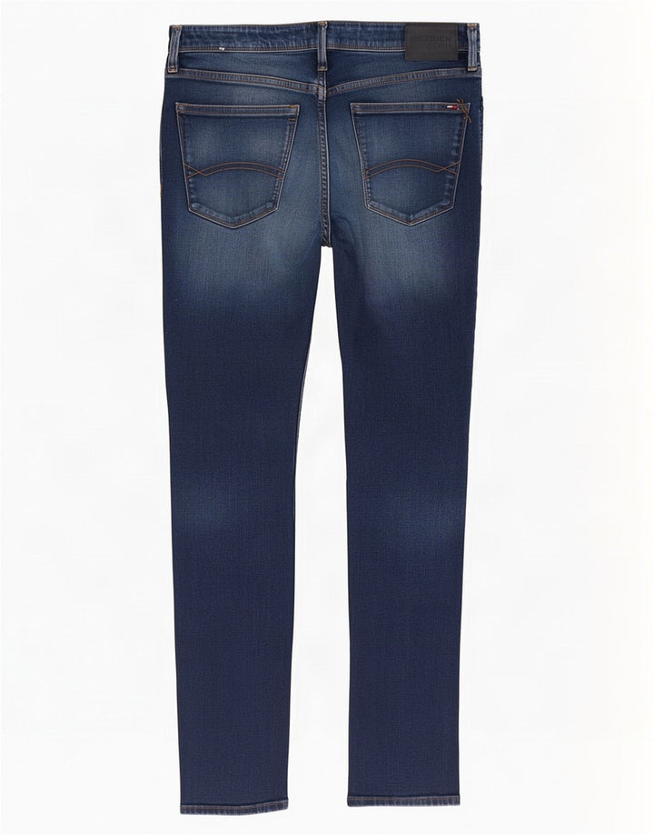 Tommy Hilfiger Damen Slim Jeans W34 L32 Blaue Baumwolle