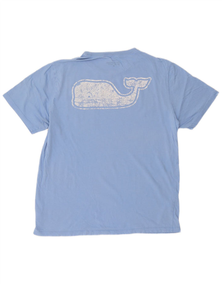 Vineyard Vines Herren-T-Shirt mit Grafik, mittelblaue Baumwolle