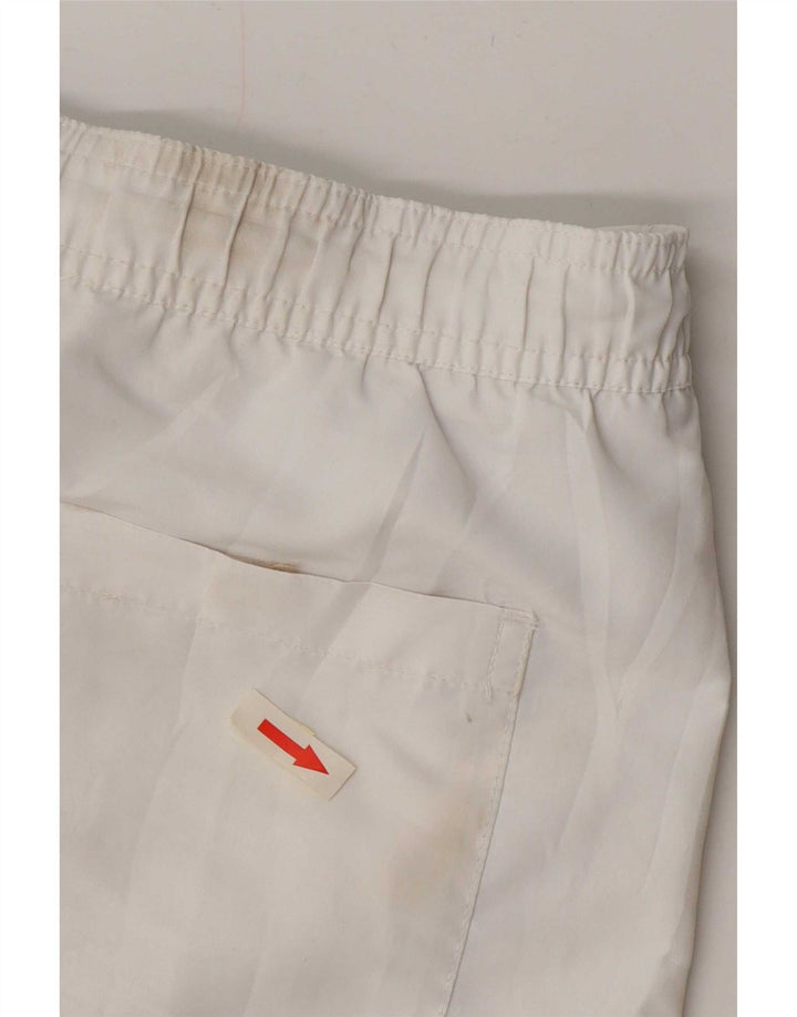 Calvin Klein Herren Badeshorts mit Grafik, Mittelweiß