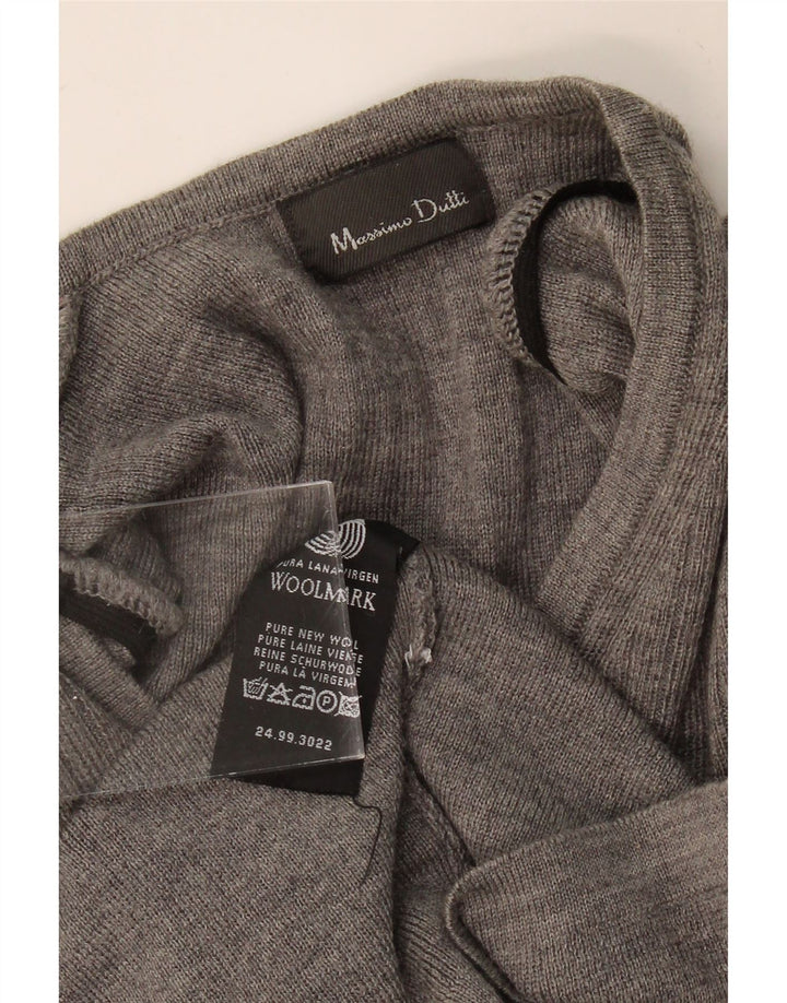 MASSIMO DUTTI Mens Vest Tank Top XL Grey New Wool