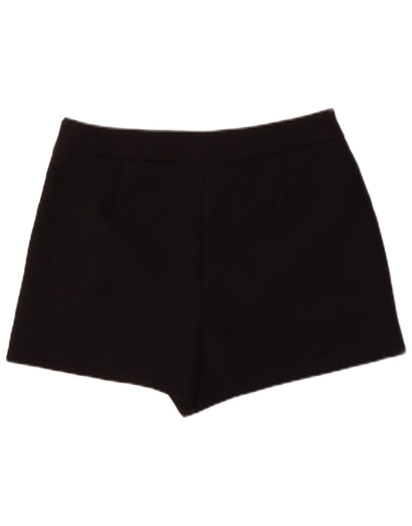 Zara Damen Freizeitshorts Medium W28 Schwarz Polyester