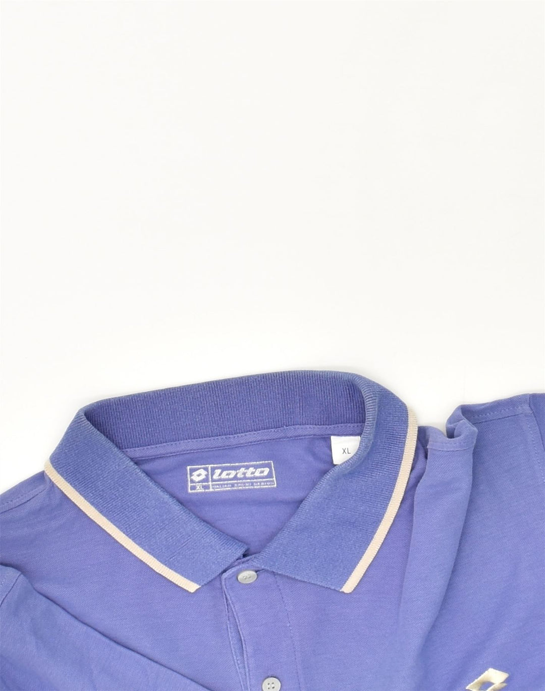 LOTTO Mens Polo Shirt XL Purple Cotton | Vintage Lotto | Thrift | Second-Hand Lotto | Used Clothing | Messina Hembry 