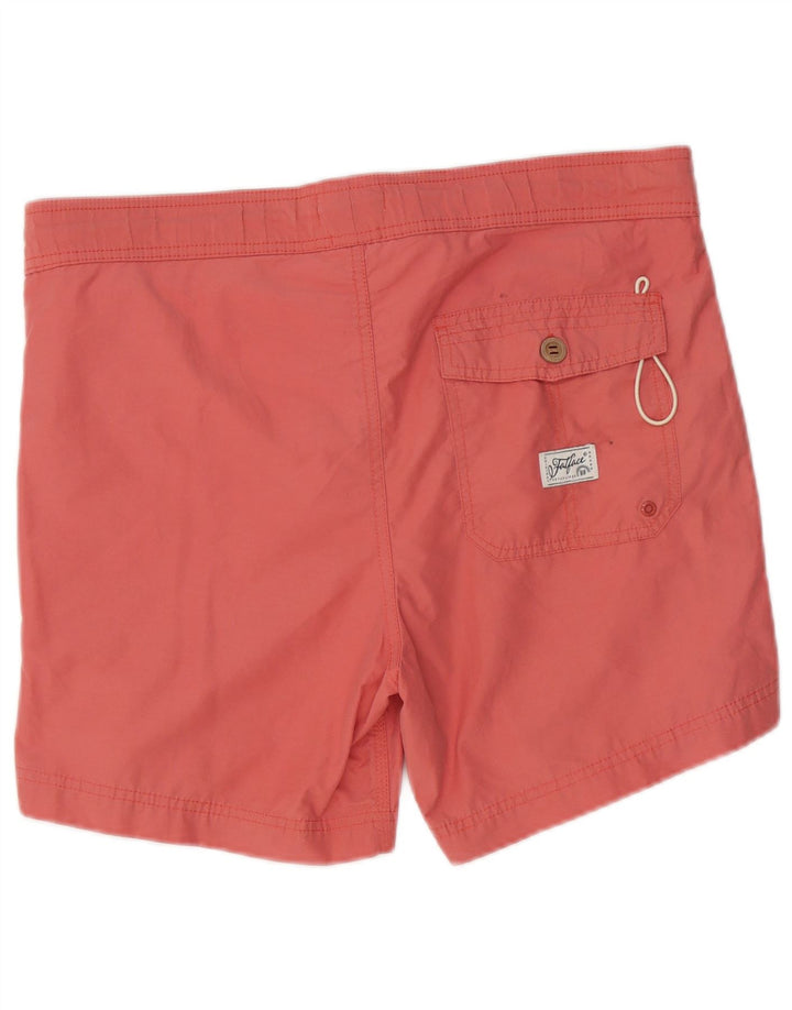 Fat Face Herren-Badeshorts, Größe S, Rot, Polyester