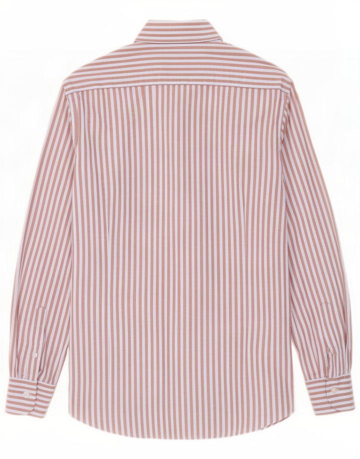 Massimo Dutti Herrenhemd Mittelbraun Nadelstreifen