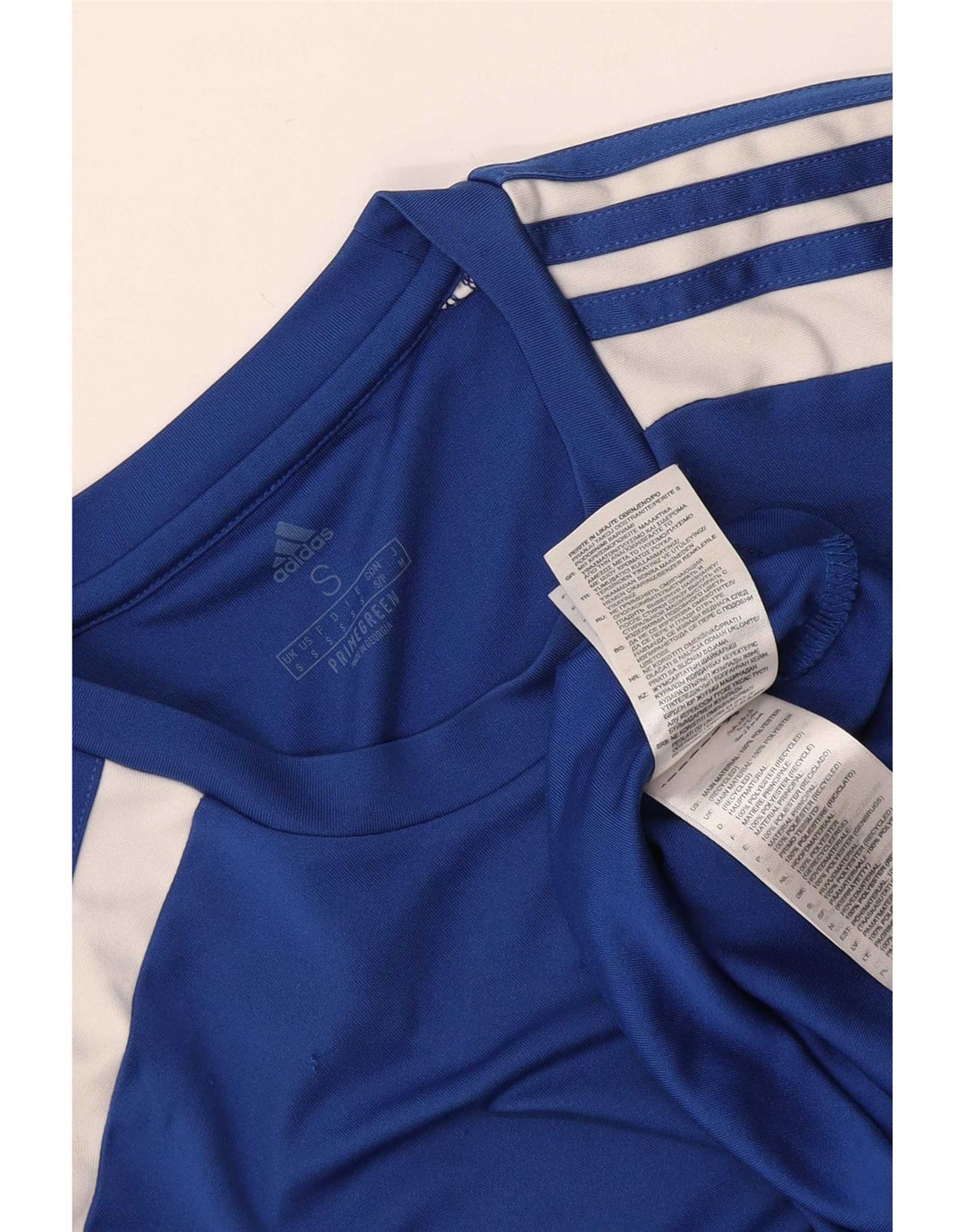 Adidas Herren Aeroready T-Shirt Top Small Blau Colourblock Polyester
