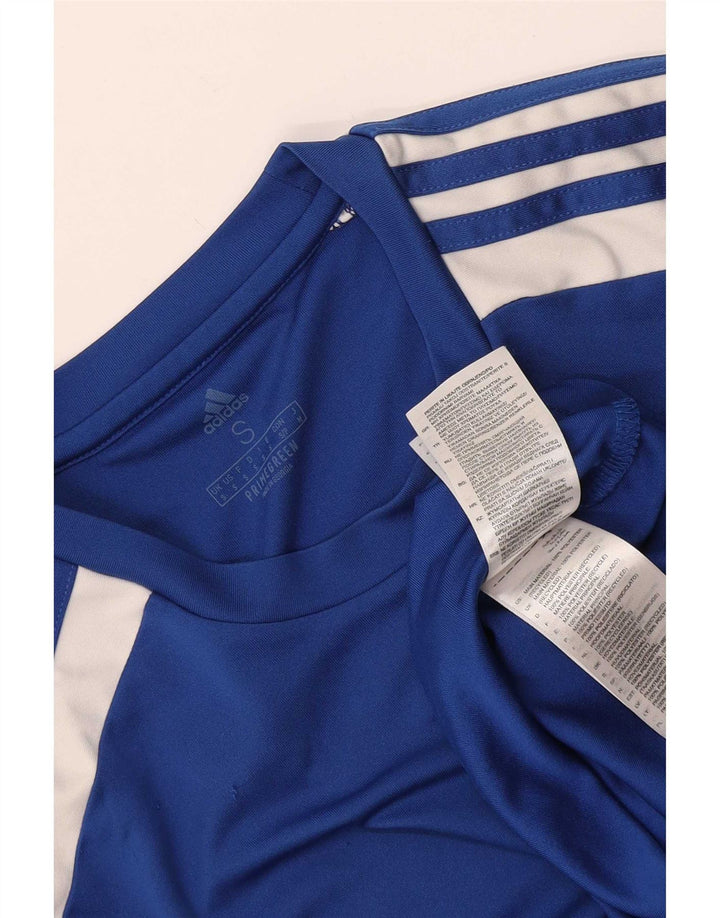 Adidas Herren Aeroready T-Shirt Top Small Blau Colourblock Polyester