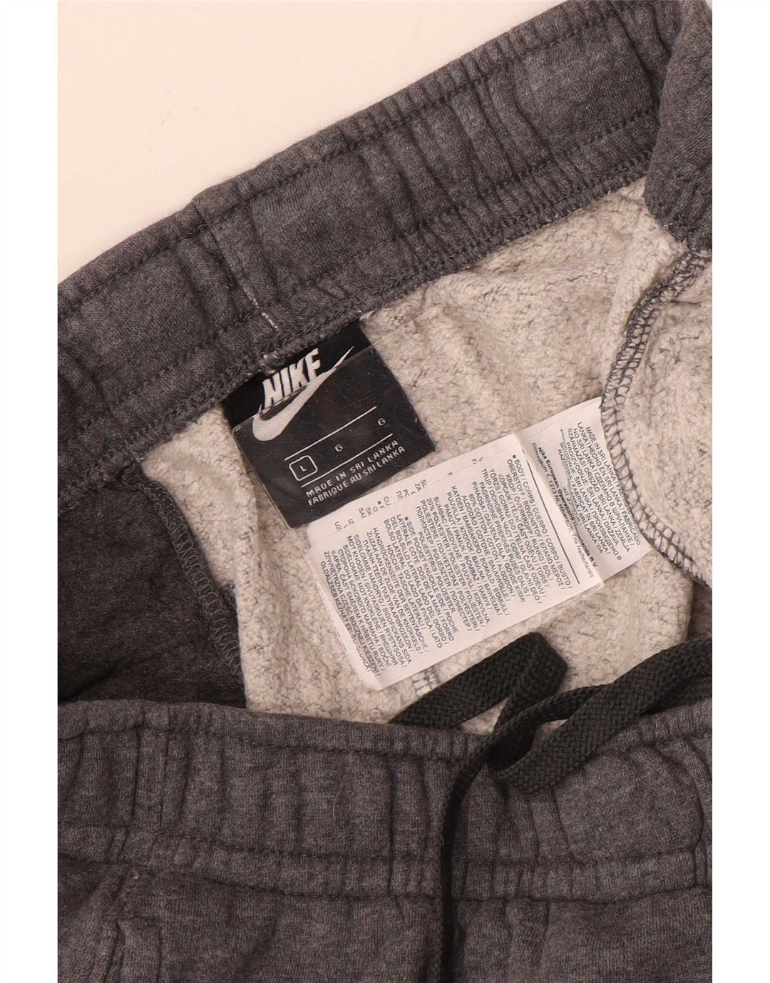 Nike Herren-Trainingshose, große graue Baumwolle