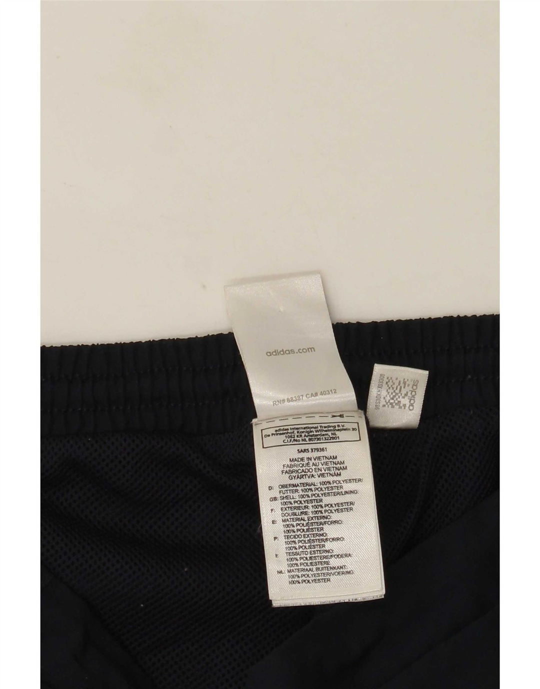 Adidas Damen Bermuda Sport Shorts UK 12 Medium Marineblau Polyester