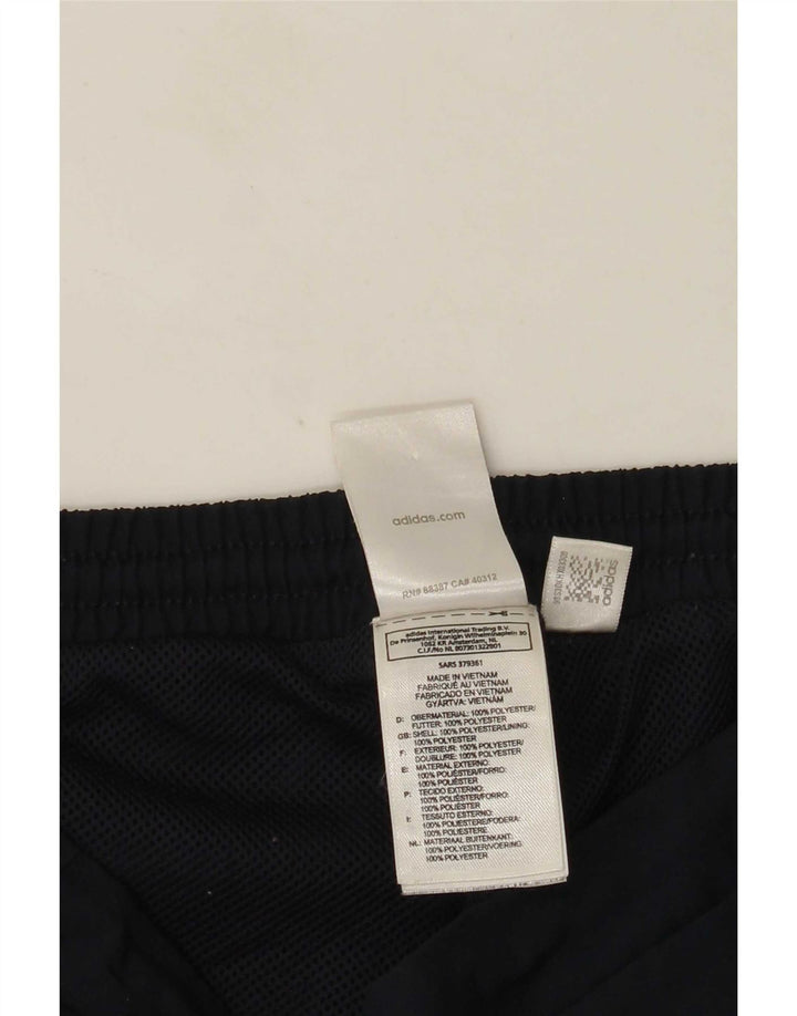 Adidas Damen Bermuda Sport Shorts UK 12 Medium Marineblau Polyester