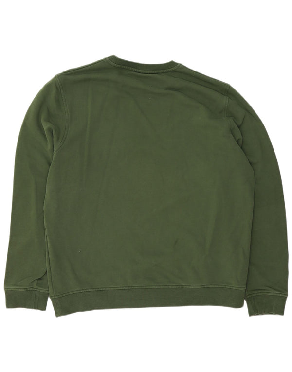 BARBOUR Herren-Sweatshirt mit Grafik, 2XL, grüne Baumwolle