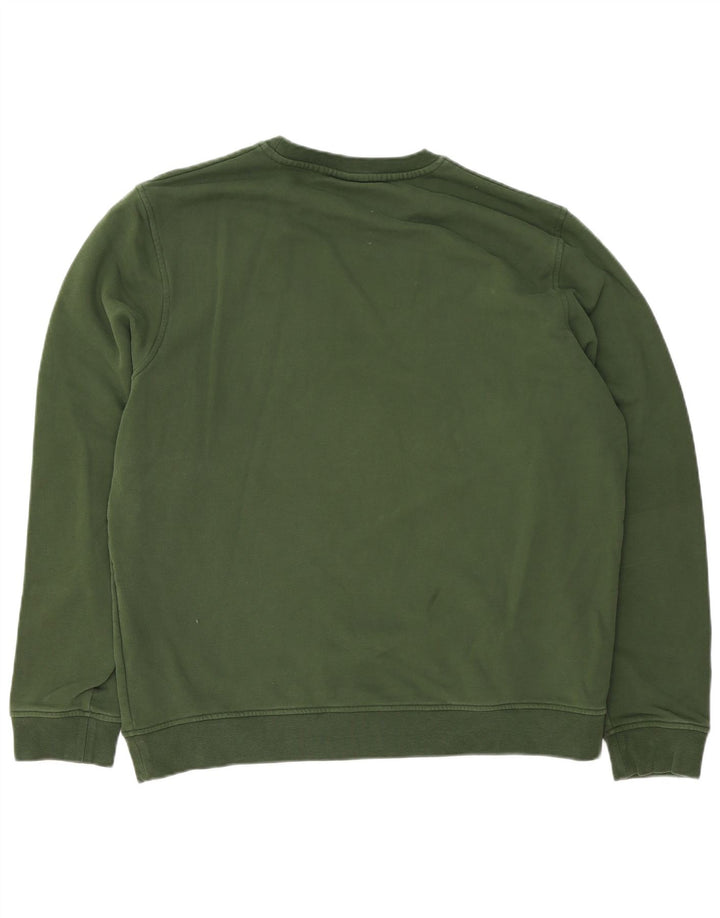 BARBOUR Herren-Sweatshirt mit Grafik, 2XL, grüne Baumwolle