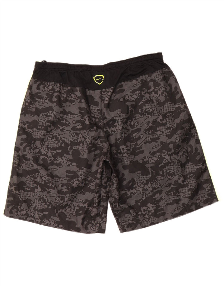 Nike Herren Dri Fit Sportshorts, groß, aus schwarzem Polyester