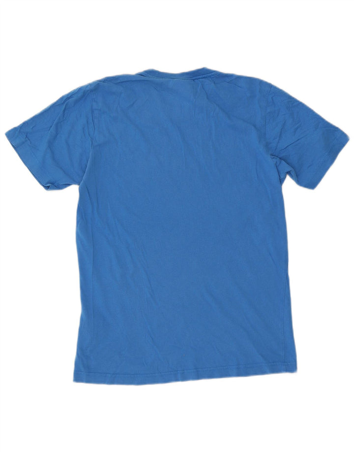 Adidas Herren Grafik T-Shirt Top Small Blau Baumwolle