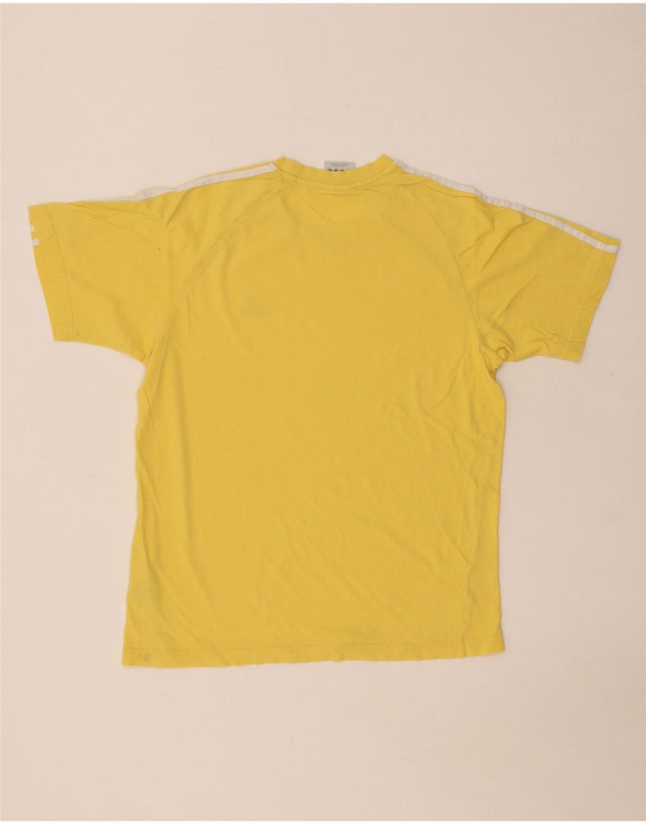 Adidas Herren T-Shirt Top Small Gelb Baumwolle