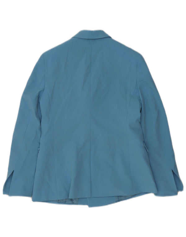 Topshop Damen-Zweireiher-Blazer, Größe S, Größe S, Blau, Polyester