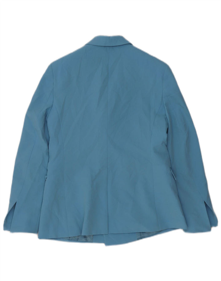 Topshop Damen-Zweireiher-Blazer, Größe S, Größe S, Blau, Polyester