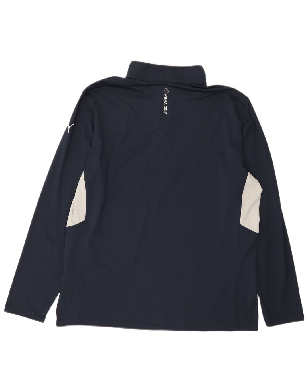 Puma Herren-Trainingsanzug mit Reißverschluss, Pullover, XL, Marineblau, Farbblock