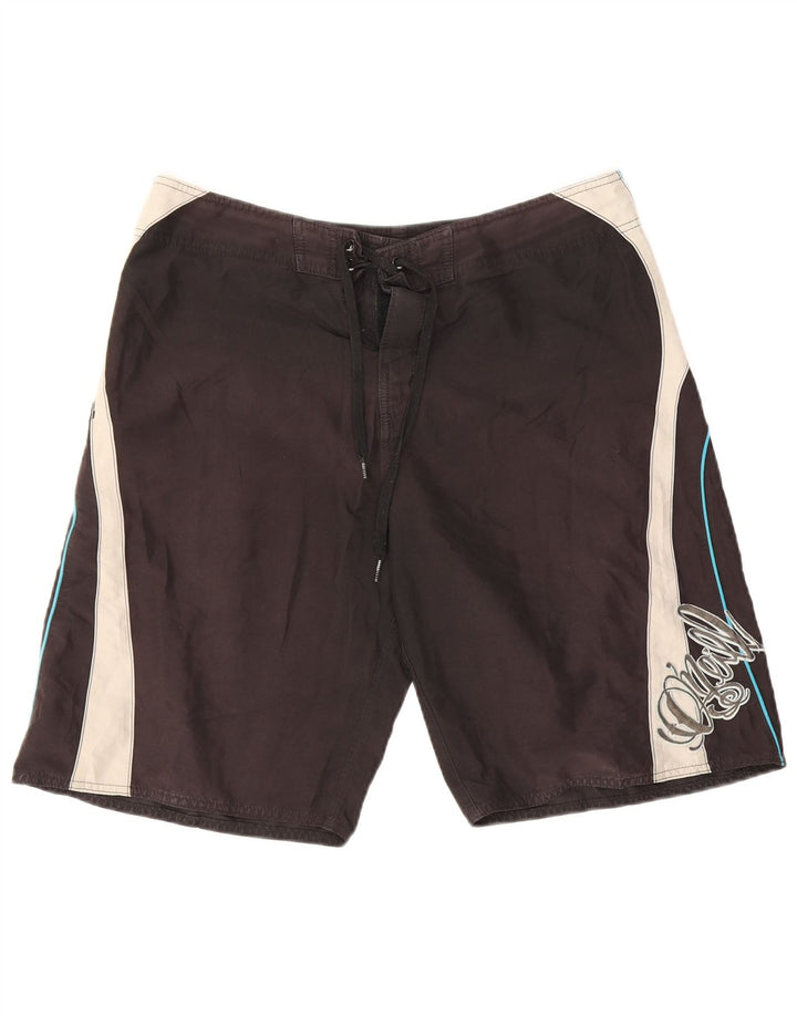 O'Neill Herren-Badeshorts mit Grafik, Größe L, Schwarz, Farbblock