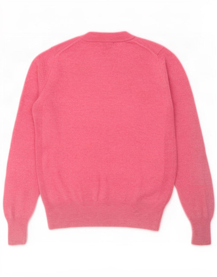 Marks & Spencer Damen-Pullover mit Rundhalsausschnitt, Gr. 12, Mittelrosa