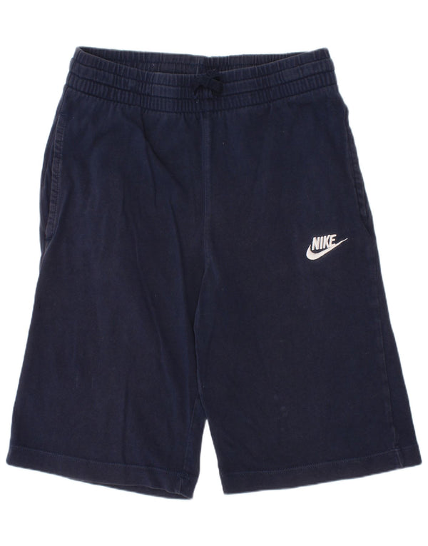 Nike Sportshorts für Jungen, 12–13 Jahre, groß, marineblau, Baumwolle