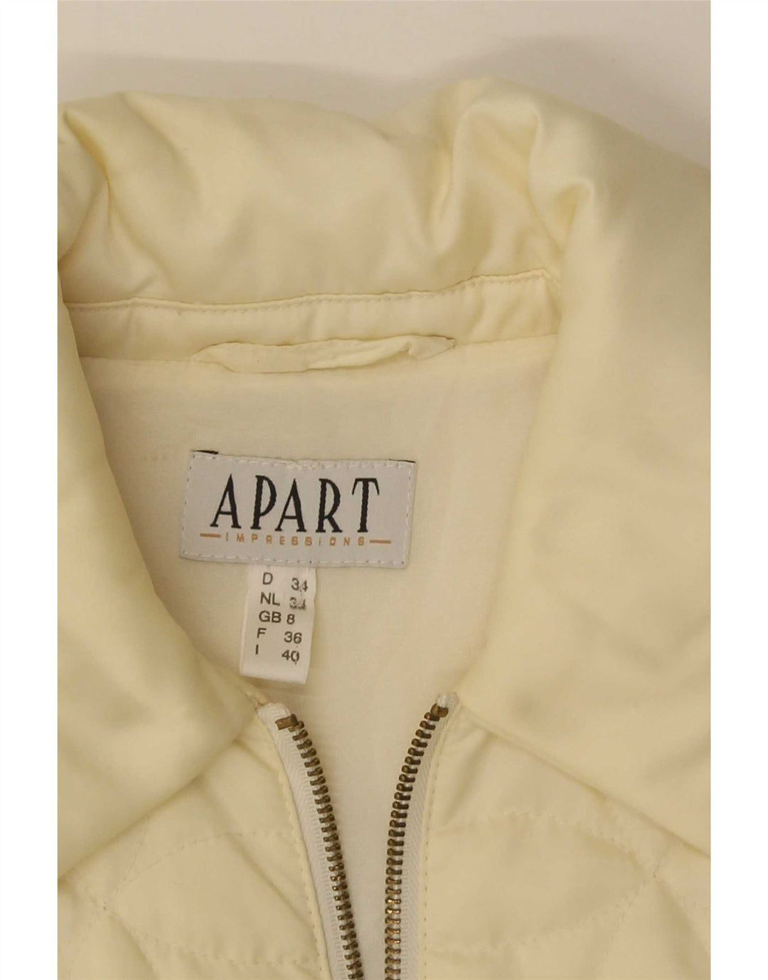 Apart Damen Wattierter Mantel UK 8 Small Gelb