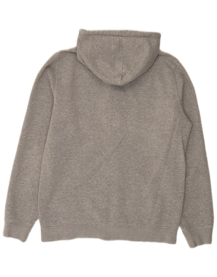 Champion Herren-Kapuzenpullover mit Reißverschluss, groß, graue Baumwolle