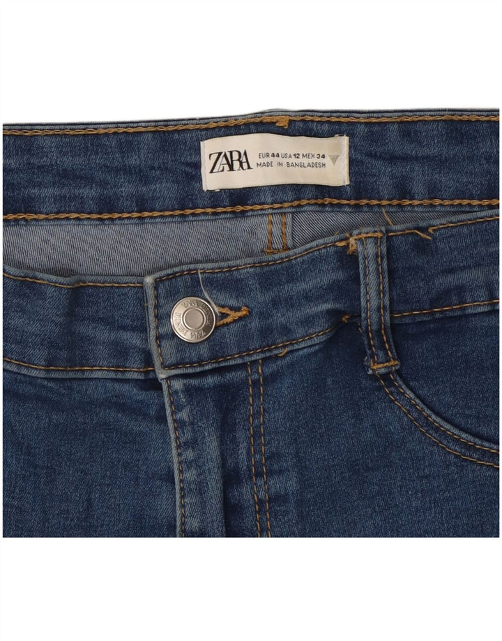 Zara Damen Slim Jeans EU 44 XL W34 L25 Blau