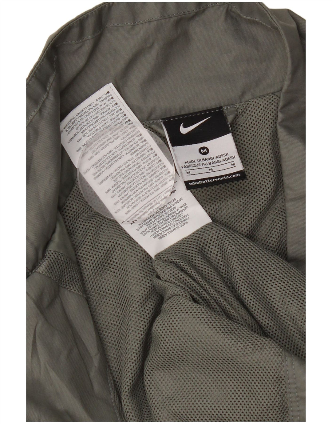 Nike Herren-Trainingsanzugoberteil, Mittelgrau, Polyester, Sport
