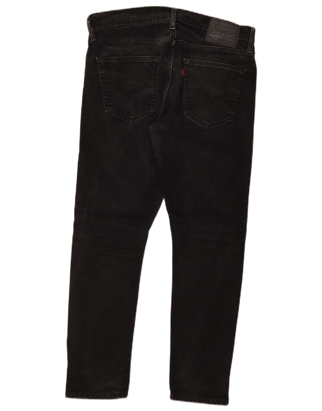 Levi's Herren 512 Slim Tapered Jeans W34 L30 Schwarze Baumwolle