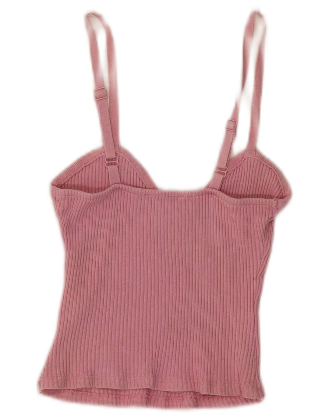 Zara Damen Crop Cami Top UK 8 Small Pink