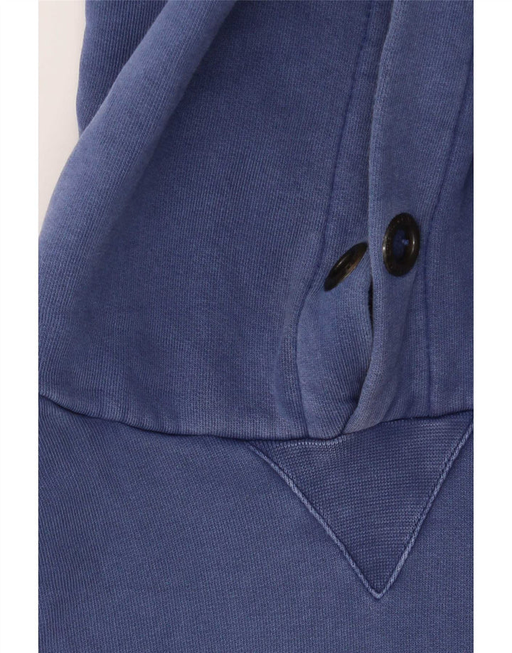 Champion Herren-Kapuzenpullover mit Grafik, Größe L, Blau