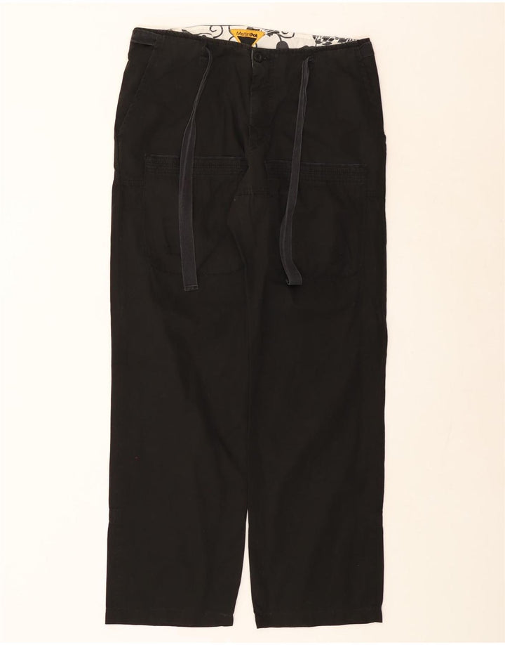 Meltin' Pot Herren Straight Cargo Hose W33 L32 Schwarz