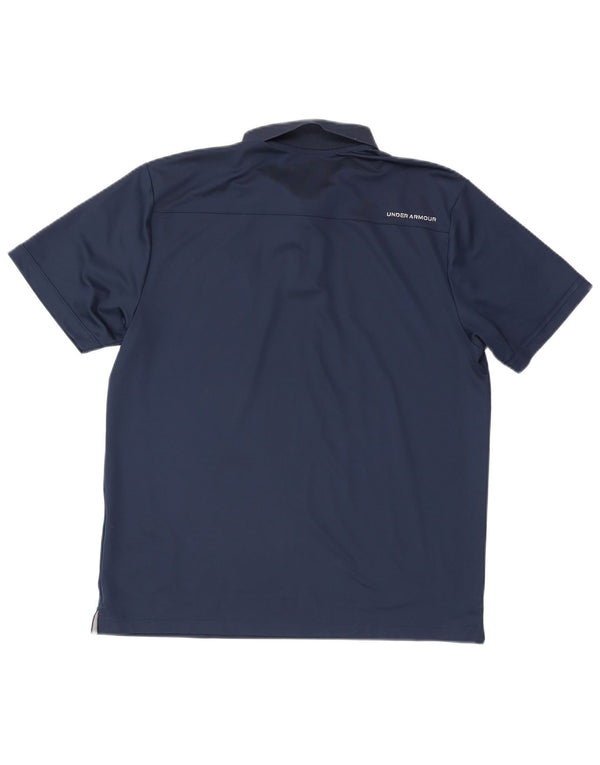 Under Armour Herren Heat Gear Poloshirt Large Marineblau