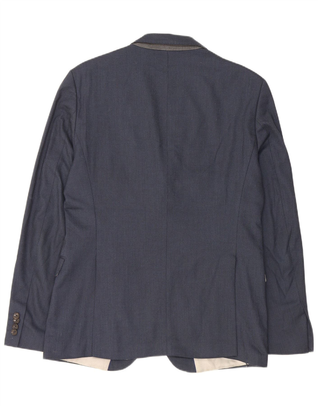 Zara Herren-Blazer mit 2 Knöpfen, EU 50, Mittelmarineblau