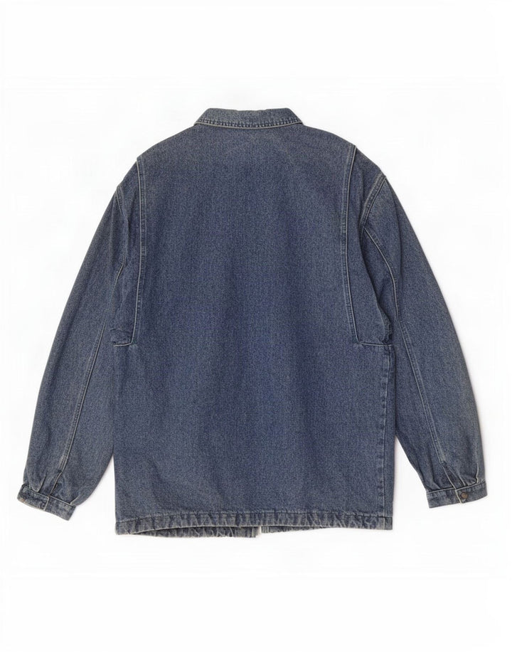 Vitamina Herren Jeansmantel UK 40 Große blaue Baumwolle