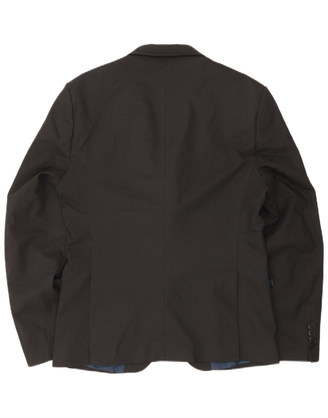 Zara Herren-Blazer mit 2 Knöpfen, EU 50, mittelschwarz, Polyester