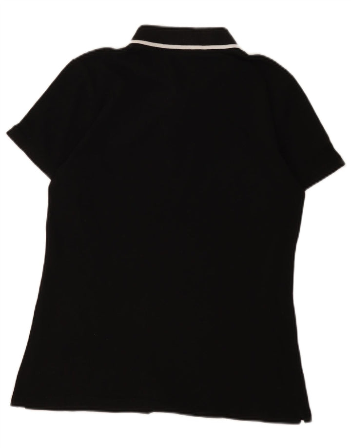 Lotto Damen Poloshirt UK 12 Medium Schwarz