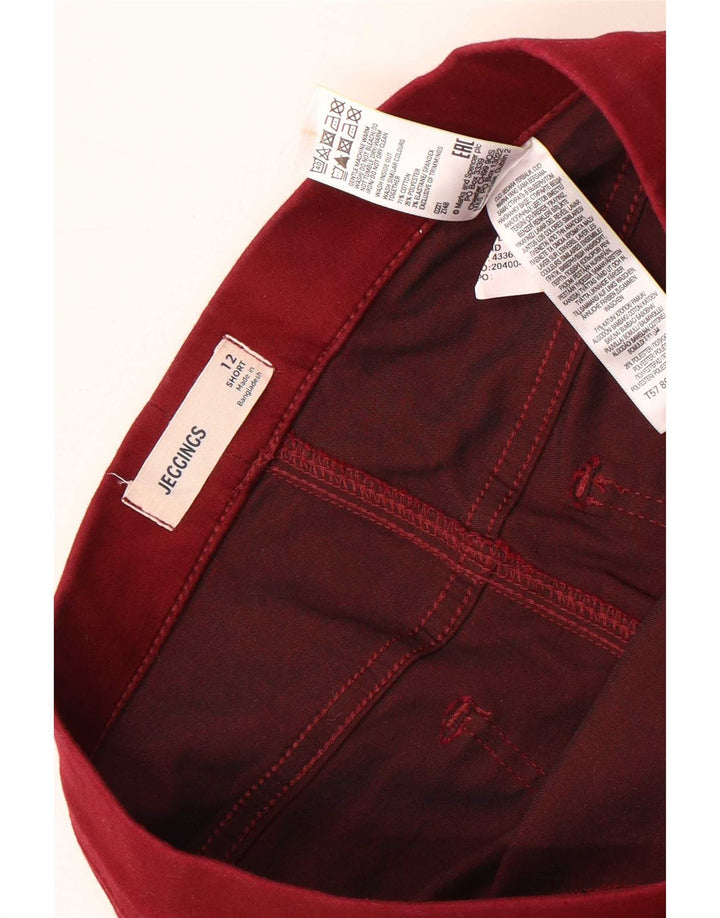 Marks & Spencer Damen Jegging-Jeans UK 12 Medium W28 L26 Kastanienbraun Baumwolle