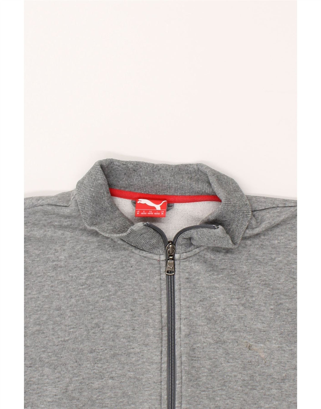 PUMA Mens Tracksuit Top Jacket Medium Grey Cotton Vintage Puma and Second-Hand Puma from Messina Hembry 