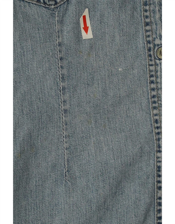 Wrangler Damen Jeanshemd UK 14 Large Blau